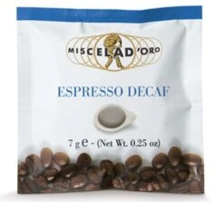150 Dosettes ESE Espresso Decaffeinato - MISCELA D'ORO
