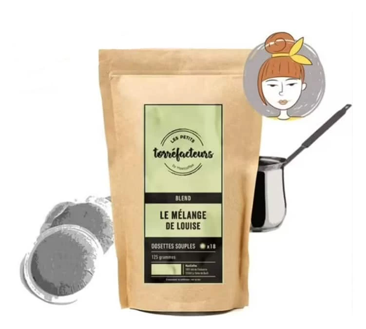 90 Dosettes Souples - Le Mélange De Louise - LES PETITS TORREFACTEURS 3 90 Dosettes Souples - Le Mélange De Louise - LES PETITS TORREFACTEURS