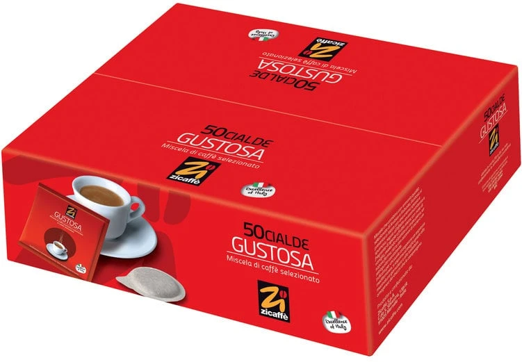 50 Dosettes ESE Gustosa - ZICAFFE 3 50 Dosettes ESE Gustosa - ZICAFFE