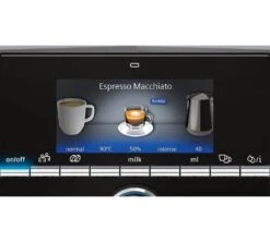 SIEMENS EQ.9+ S700 Home Connect Dark Inox TI9573X5RW Garantie 3 Ans -Delonghial Magasin ecran barista siemens eq9 s700