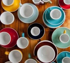 Tasses - LOVERAMICS - Espresso Et Sous-tasses Egg Denim 8cl X6 -Delonghial Magasin egg collection 2