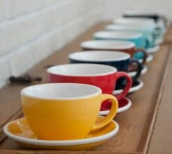 6 Tasses Café Latte Et Sous-tasses Egg 30cl Black - Loveramics -Delonghial Magasin eggcollection 17