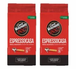 2 X 250gr Café Moulu Caffè Vergnano Espresso Casa