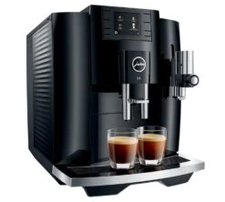 JURA E8 PianoBlack EB Smart Connect Offert Garantie 3 Ans -Delonghial Magasin expresso broyeur jura e8 pianoblack cote