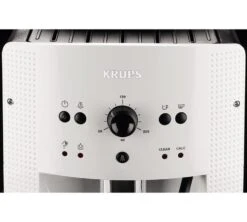 Krups Essential Blanche EA810570 -Delonghial Magasin expresso broyeur krups ea8105 interface blanche