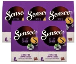 Pack 200 Dosettes Souples Extra Corsé - SENSEO