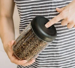 Boîte De Conservation Sous Vide Atmos Noir Mat 400gr - Fellow -Delonghial Magasin fellowatmos6