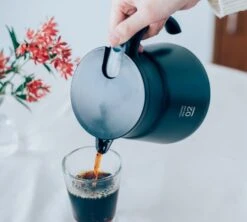 Carafe Isotherme V60 75 Cl Inox Double Paroi - Noir - HARIO -Delonghial Magasin hariov603