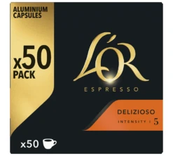 50 Capsules Delizioso Compatibles Nespresso® - L'OR ESPRESSO