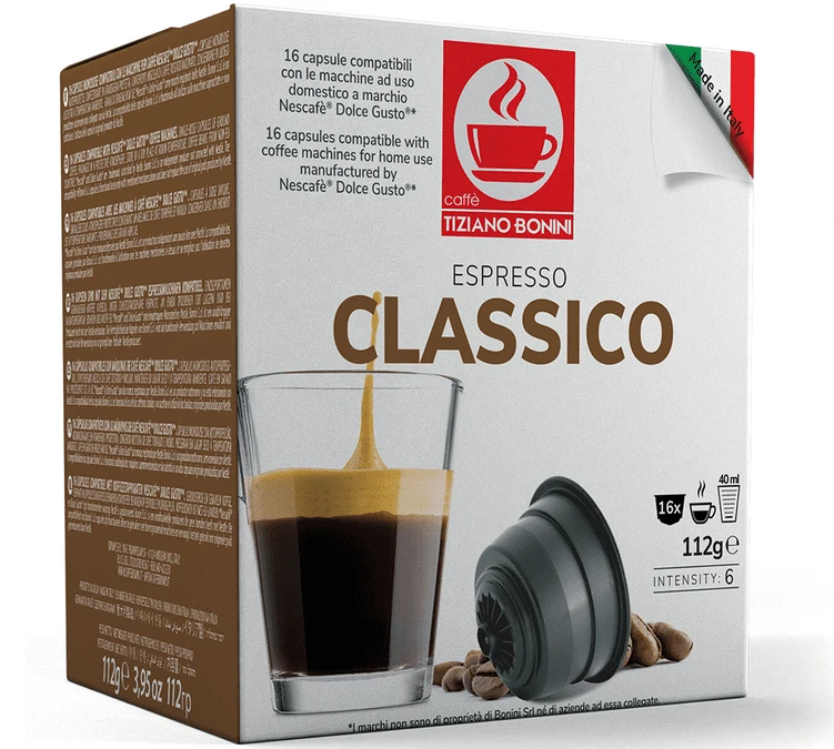 80 Capsules Nescafe® Dolce Gusto® Compatibles Espresso Classico - Caffè Bonini 4 80 Capsules Nescafe® Dolce Gusto® Compatibles Espresso Classico - Caffè Bonini – Image 2