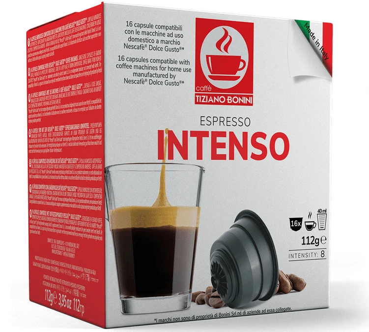 Capsules Nescafe® Dolce Gusto® Compatibles Espresso Intenso X80 - Caffè Bonini 4 Capsules Nescafe® Dolce Gusto® Compatibles Espresso Intenso X80 - Caffè Bonini – Image 2