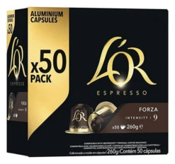 50 Capsules Forza Compatibles Nespresso® - L'OR ESPRESSO -Delonghial Magasin image secondaire160064 3.0