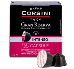80 Capsules Nescafe® Dolce Gusto® Compatibles Gran Riserva Intenso - CAFFE CORSINI -Delonghial Magasin image secondaire 31078 3