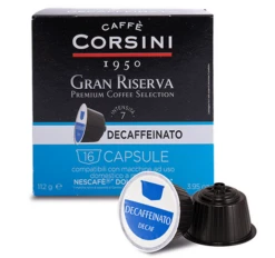 80 Capsules Nescafe® Dolce Gusto® Compatibles Gran Riserva Decaffeinato - CAFFE CORSINI -Delonghial Magasin image secondaire 31083 3.0 1