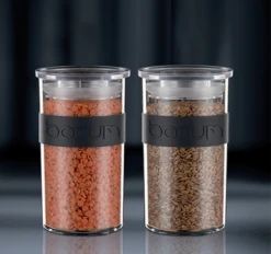 4 Bocaux Noirs - Conservation PC PRESSO - 25 Cl -BODUM 9 4 Bocaux Noirs - Conservation PC PRESSO - 25 Cl -BODUM -Delonghial Magasin image secondaire boite 3.0