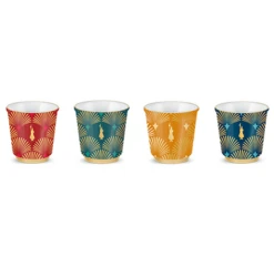 4 Tasses Déco Glamour - 33 Cl - BIALETTI -Delonghial Magasin image secondaire tasses 1.0