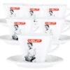 Lot De 6 Tasses + Sous Tasses Cappuccino 19cl - Lelit 2 Lot De 6 Tasses + Sous Tasses Cappuccino 19cl - Lelit -Delonghial Magasin lelit cappu 6