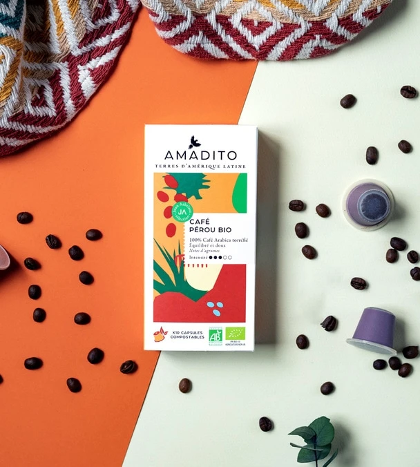 30 Caspules Compatibles Nespresso® CompostablesAmadito - Pérou Bio 4 30 Caspules Compatibles Nespresso® CompostablesAmadito - Pérou Bio – Image 2