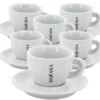 6 Tasses Et Sous-tasses Cappuccino Bazzara - 15cl -Delonghial Magasin lot 6 tasses bazzara new