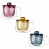 Lot De 3 Mugs Unimug + Infuseur à Thé Rouge/jaune/bleu- 35cl - KINTO