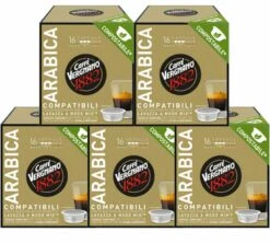 Caffè Vergnano 80 Capsules Compostables Compatibles A Modo Mio Lavazza Arabica - CAFFE VERGNANO