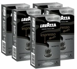 50 Capsules Aluminium RISTRETTO Compatibles Nespresso® 5x10 - LAVAZZA