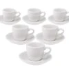 6 Tasses Espresso Et Sous-tasses Egg White Loveramics - 8 Cl 2 6 Tasses Espresso Et Sous-tasses Egg White Loveramics - 8 Cl -Delonghial Magasin loveramics blanche 8clx6