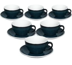 Tasses - LOVERAMICS - Cappuccino Et Sous-tasses Night Sky Egg 20 Cl