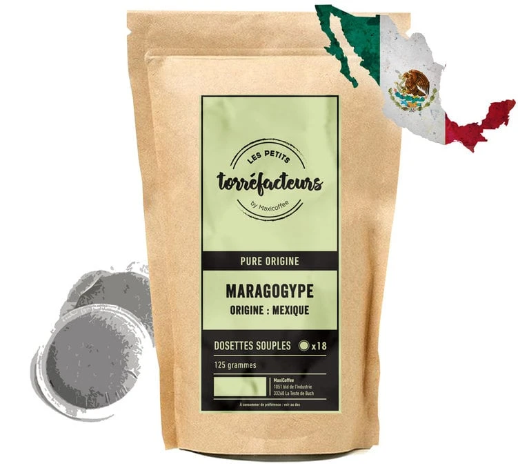 18 Dosettes Souples - Maragogype Mexique - LES PETITS TORREFACTEURS 3 18 Dosettes Souples - Maragogype Mexique - LES PETITS TORREFACTEURS