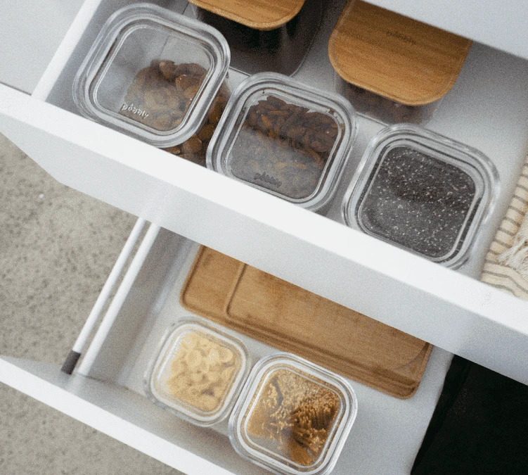 Boîte De Conservation Carrée En Verre 500ml - PEBBLY 4 Boîte De Conservation Carrée En Verre 500ml - PEBBLY – Image 2