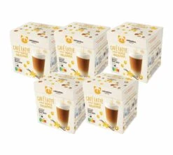 60 Capsules Compatibles Nescafe® Dolce Gusto® Latte Saveur Vanille Macadamia - COLUMBUS CAFE & CO