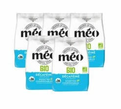 Lot De 180 Dosettes Souples Décaféiné Bio - CAFES MEO