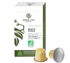 100 Capsules Bio Monte Verde - Compatibles Nespresso® - GREEN LION COFFEE