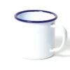 Mug - 35 Cl - Blanc Avec Bordure Bleue FALCON ENAMELWARE 2 Mug - 35 Cl - Blanc Avec Bordure Bleue FALCON ENAMELWARE -Delonghial Magasin mug blanc 35cl falcon