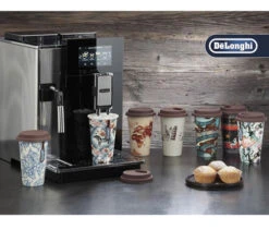 Mugs - DELONGHI - Mug Double Paroi Céramique 30cl -The Globetrotter -Delonghial Magasin mug delonghi 2