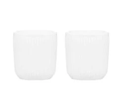 Set De 2 Mugs Douro Double Paroi - Porcelaine Blanche - 10cl - BODUM