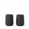 2 Tasses Double Paroi Nicola 150 Ml Noires - VIVA SCANDINAVIA -Delonghial Magasin nicola tea cup large 1