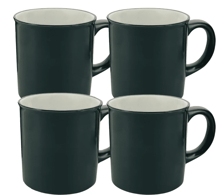 Mug AOC - Retro Bleu Canard - 4x 250 Ml 3 Mug AOC - Retro Bleu Canard - 4x 250 Ml