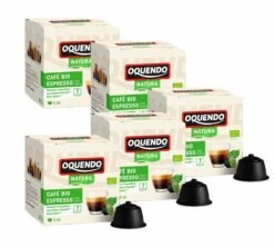 80 Capsules Nescafe® Dolce Gusto® Compatibles Bio 100% Arabica - OQUENDO NATURA