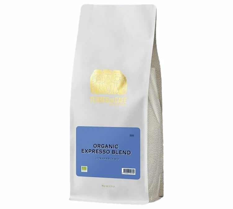 Café Grain - Organic Expresso Blend - 1kg - Terres De Café 3 Café Grain - Organic Expresso Blend - 1kg - Terres De Café