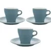 3 Tasses Et Sous-tasses Espresso Origami Turquoise - 9cl 2 3 Tasses Et Sous-tasses Espresso Origami Turquoise - 9cl -Delonghial Magasin origami turquoise 9x3