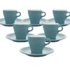 Tasses - ORIGAMI - Tasses Et Sous-tasses Espresso Turquoise 9cl -Delonghial Magasin origami turquoisex6