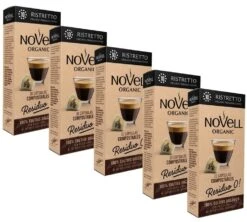 Pack 50 Capsules Ristretto Bio - Compatible Nespresso® - CAFES NOVELL