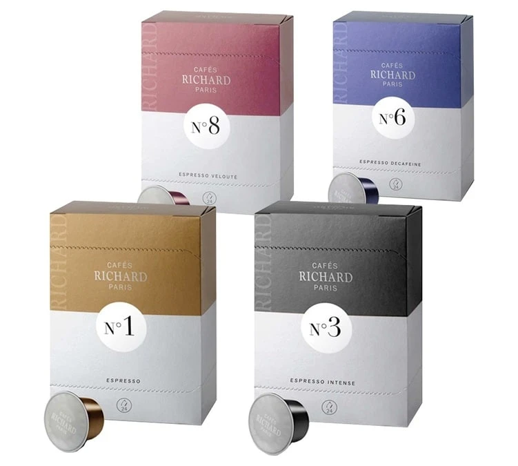 Pack Découverte Capsules Café Richard X 96 3 Pack Découverte Capsules Café Richard X 96