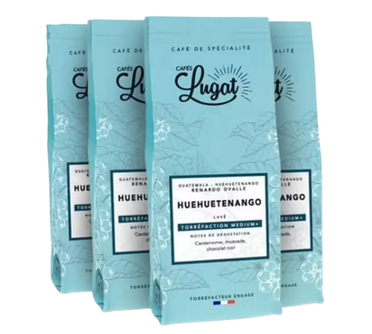 Café Moulu : Guatemala - Huehuetenango - 4 X 250g - Cafés Lugat 3 Café Moulu : Guatemala - Huehuetenango - 4 X 250g - Cafés Lugat