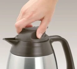 Carafe Hermétique THV Acier Inoxydable 1L - THERMOS -Delonghial Magasin pichet thermos2 1