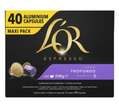 40 Capsules Lungo Profondo Compatibles Nespresso® - L'OR ESPRESSO
