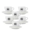 6 X Tasses Expresso + Sous-tasses - Rocket Espresso 2 6 X Tasses Expresso + Sous-tasses - Rocket Espresso -Delonghial Magasin r 1