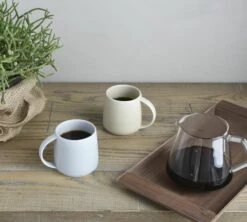 Tasse KINTO Ripple Beige En Procelaine 250 Ml -Delonghial Magasin ripple lifestyle