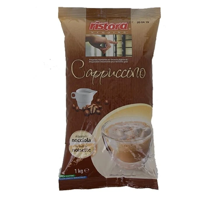 Boisson Instantanée Cappuccino Noisette Sans Gluten 1 Kg - Ristora 3 Boisson Instantanée Cappuccino Noisette Sans Gluten 1 Kg - Ristora